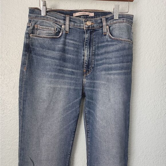 Hudson Barbara High Rise Bootcut Sandy Destroy Hem - Picture 4 of 16